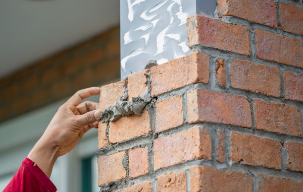 Brick Pillar Repair in Reston