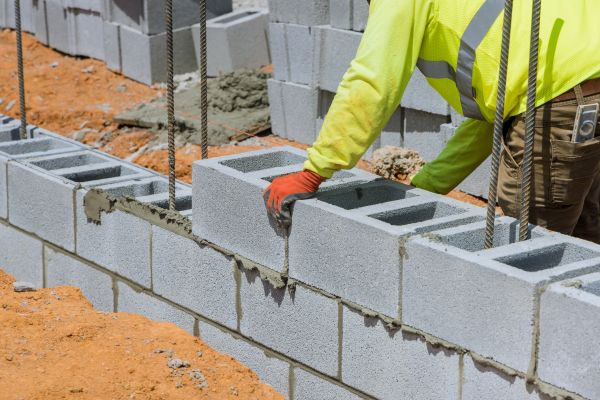 Concrete Blocks Installation in Reston