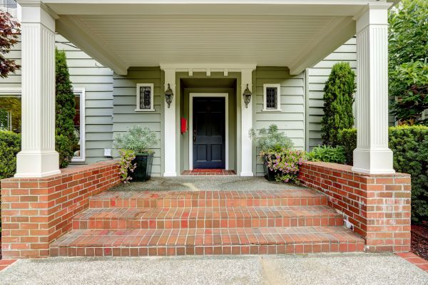 Front Porch Masonry Repair in Reston