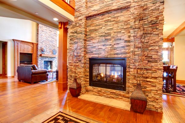 Stone Hearth Installation in Reston