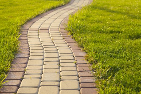 Sidewalk Brick Repair in Reston