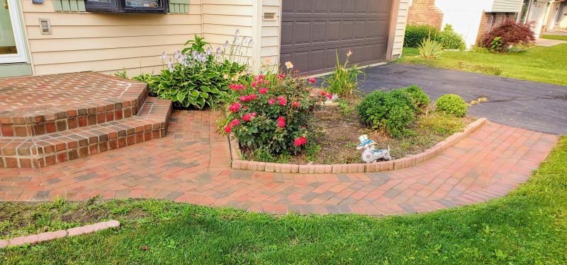 Brick Planter Installation